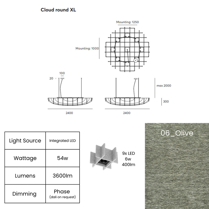 Cloud Round LED