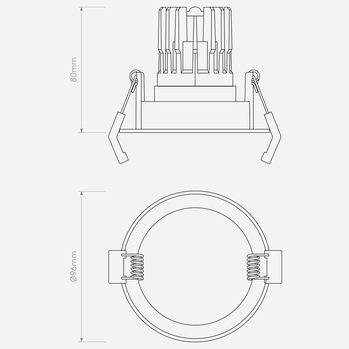 Decor PRO Round Adjustable - Phase Dimmable