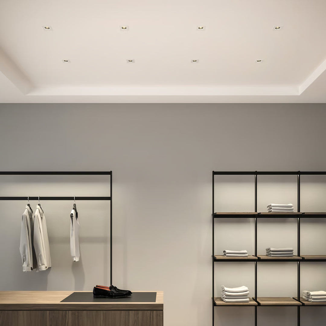 Pinhole PRO Square Fixed IP65- Phase Dimmable