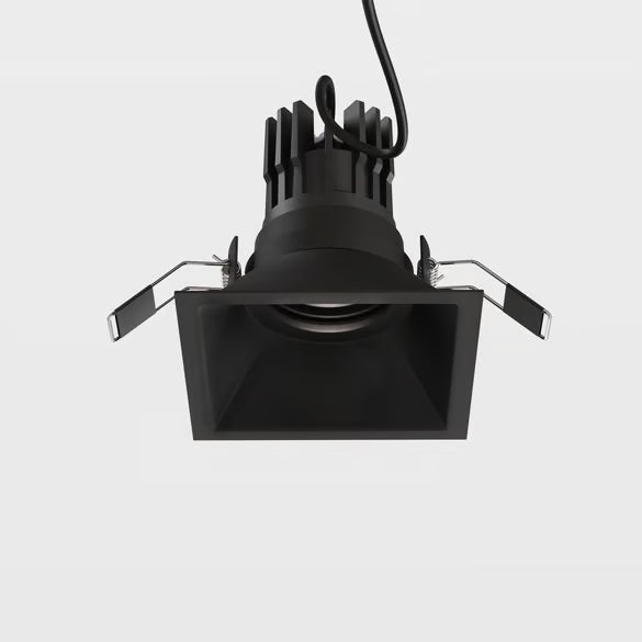 Minima PRO Square Fixed IP65 Black- Phase Dimmable