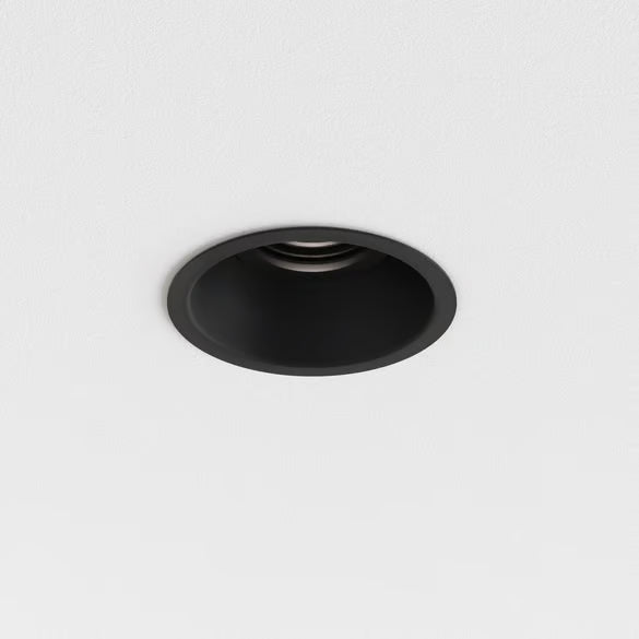 Minima PRO Round Fixed IP65 Black - Phase Dimmable
