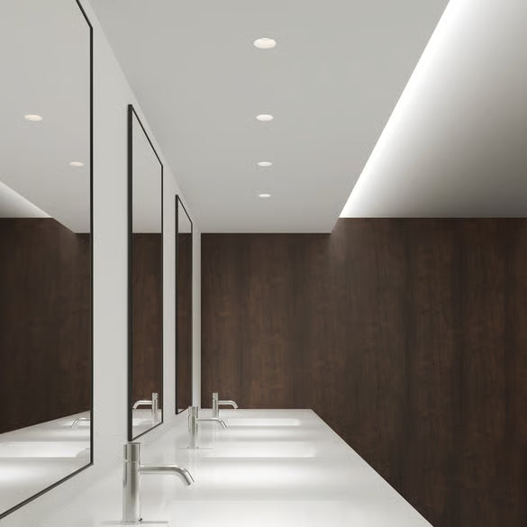 Minima PRO Round Fixed IP65 White - Phase Dimmable