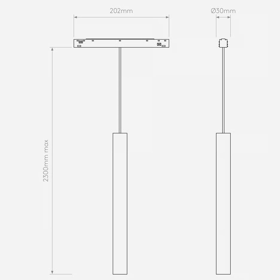 Can 30 Pendant 48V Track DALI