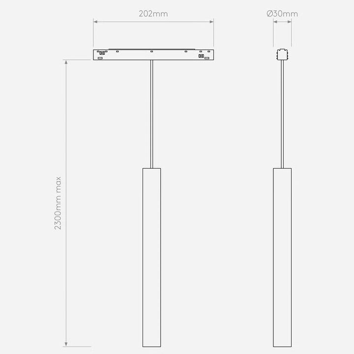 Can 30 Pendant 48V Track DALI