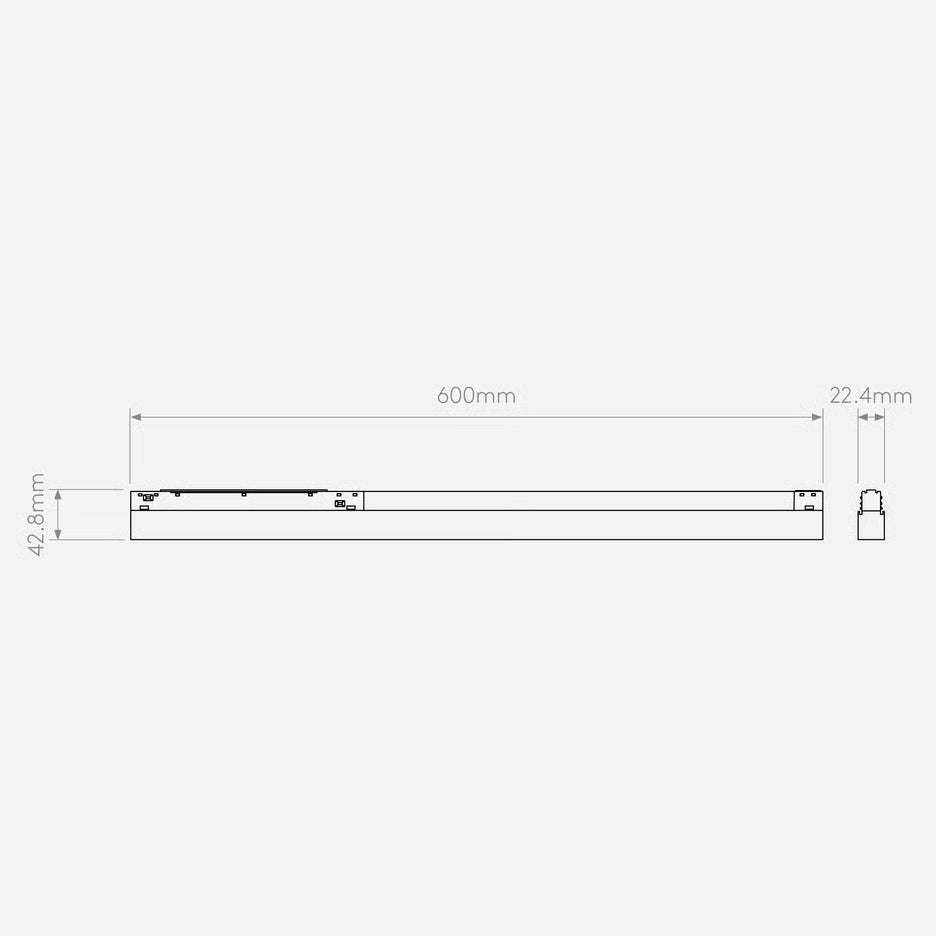 Linear 600 Fixed 48V Track DALI