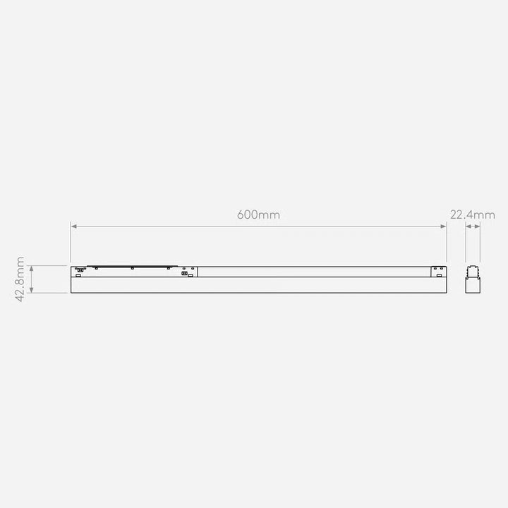Linear 600 Fixed 48V Track DALI