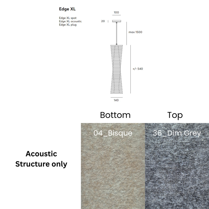 Edge Acoustic Fixture