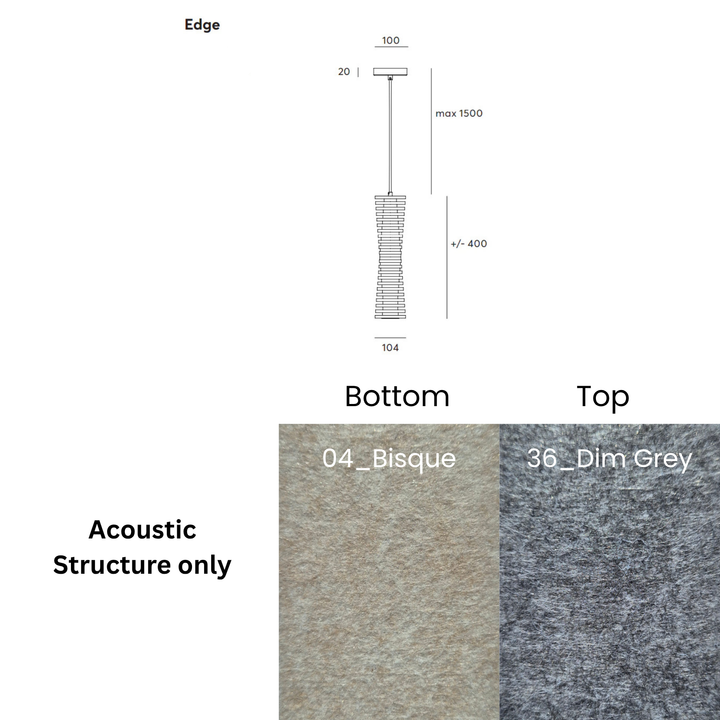 Edge Acoustic Fixture