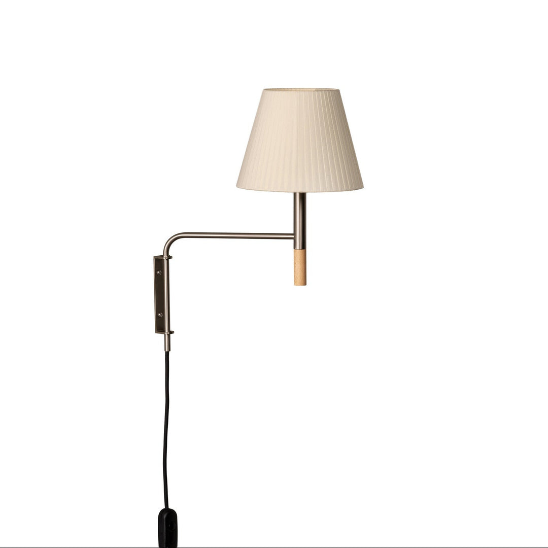 Santa & Cole BC1 Wall Lamp – Natural Ribbon Shade