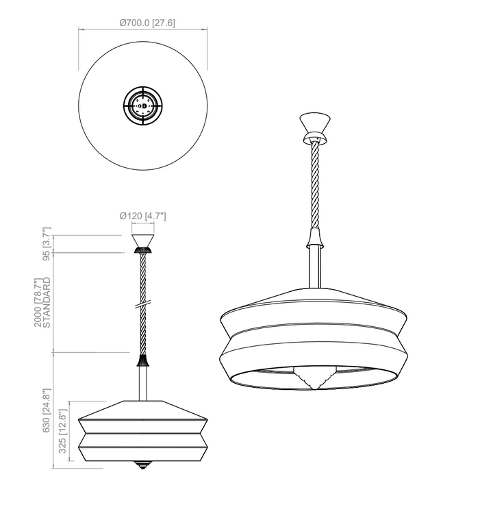 Calypso XL Outdoor Pendant