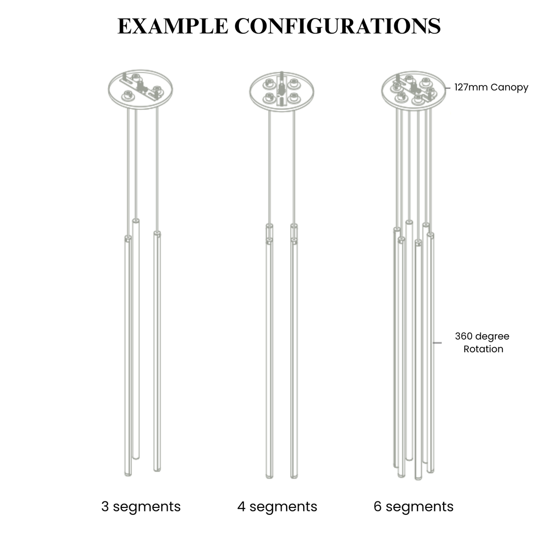 THIN Vertical Suspension Cluster