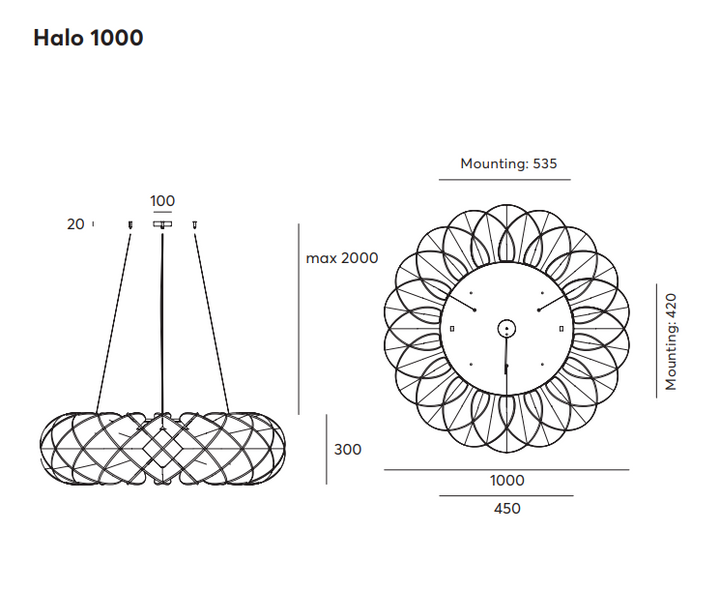 Halo Acoustic  Fixture Only