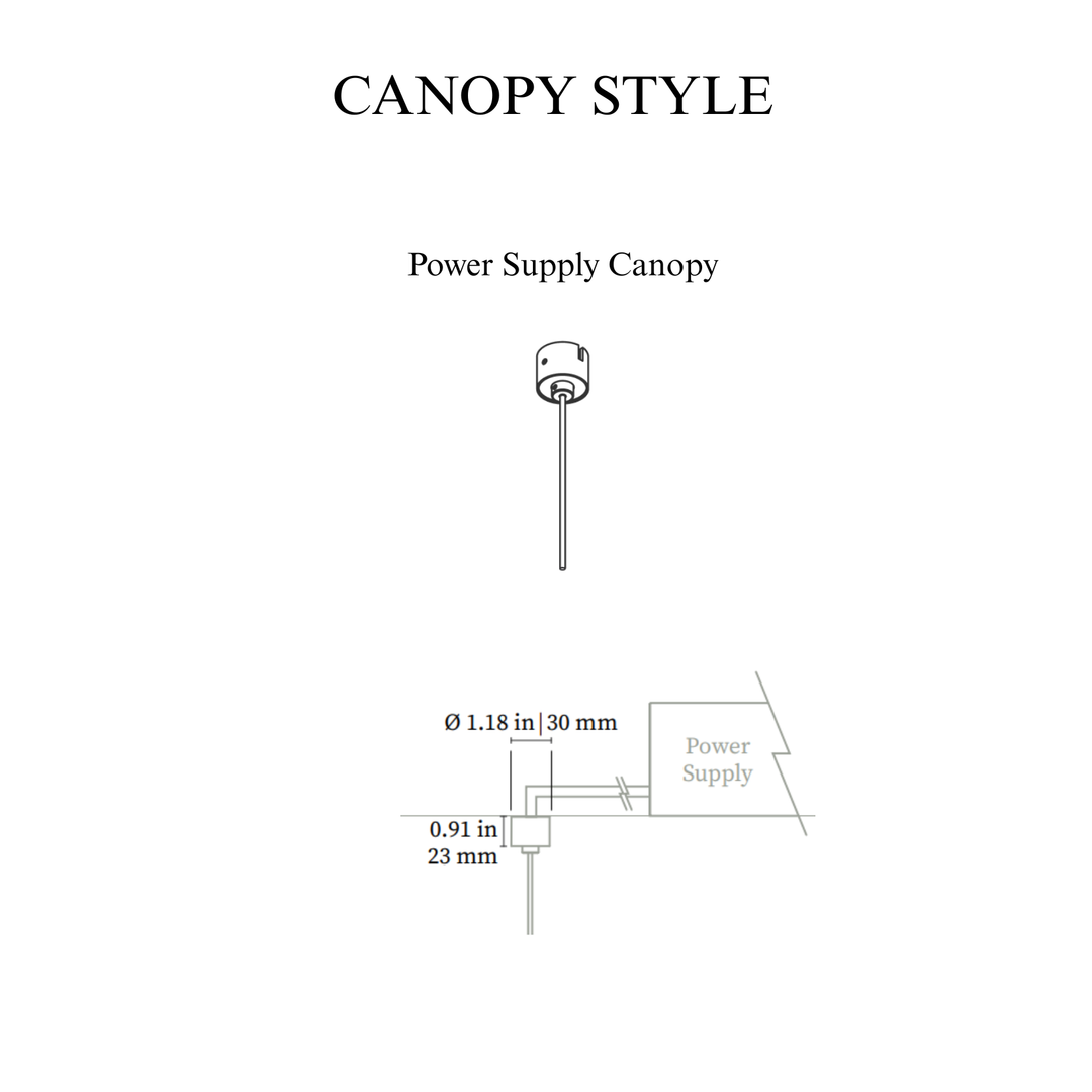 THIN Vertical Suspension Mono - Mini Canopy
