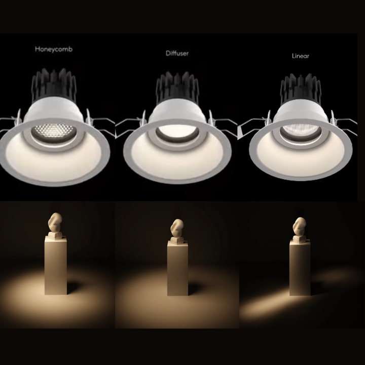 Pinhole PRO Round Flush Adjustable- Dali Dimmable