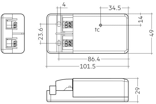 700ma Phase dimmable Driver 2w-14w
