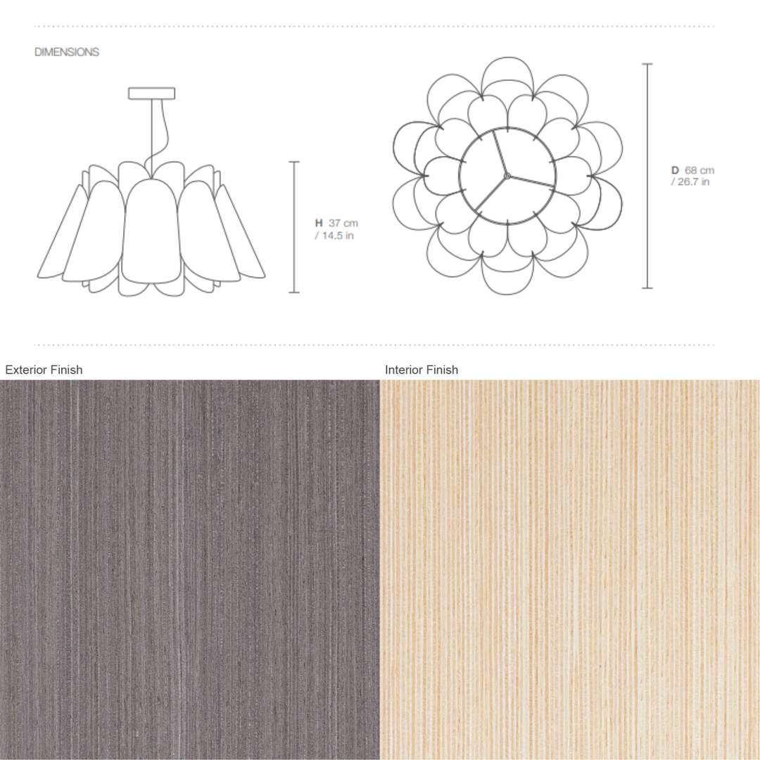 Federica 68 - Grey oak and Ash
