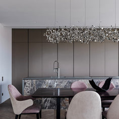 Argent 6 Light Pendant - Linear