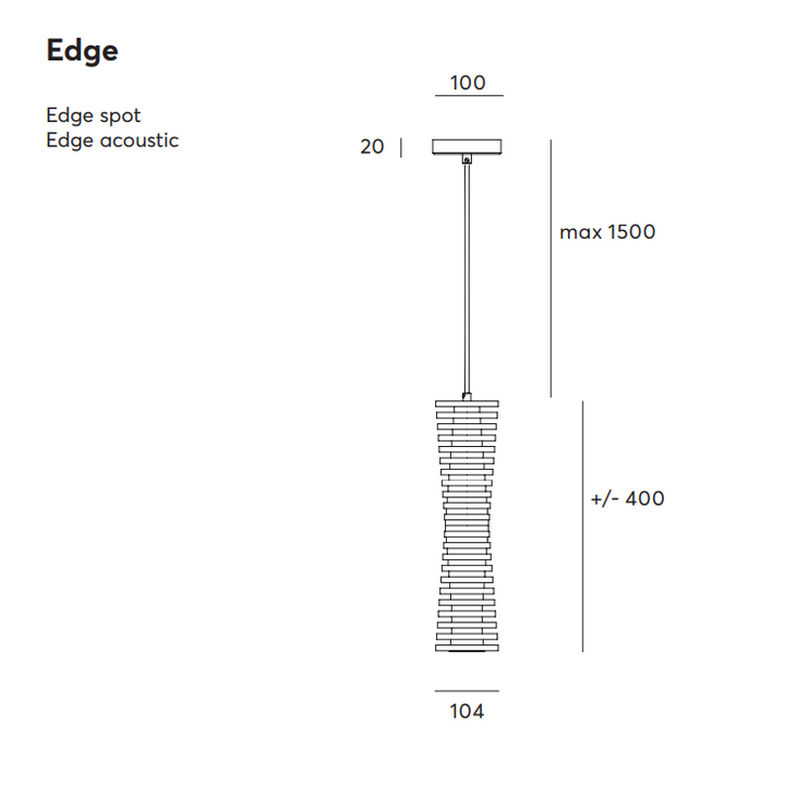 Edge Acoustic Fixture