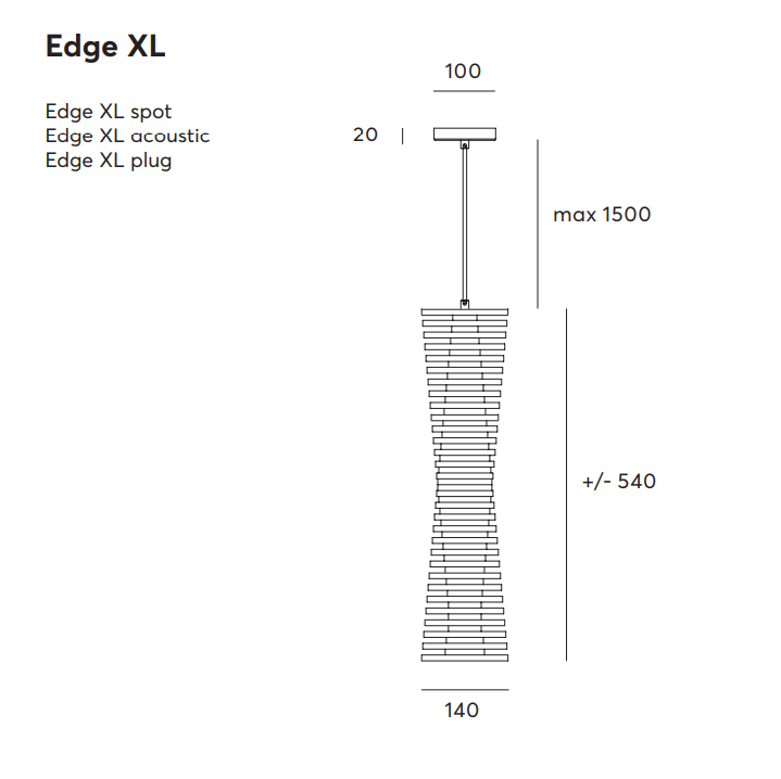 Edge Acoustic Fixture