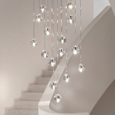 Mizu 15 Light Pendant - Rectangular Canopy