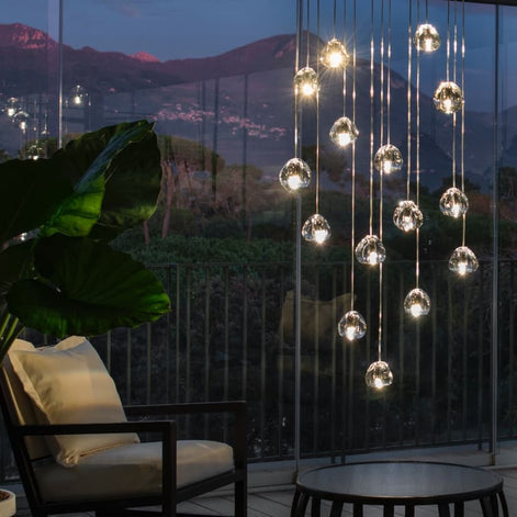 Mizu 15 Light Pendant - Round Canopy