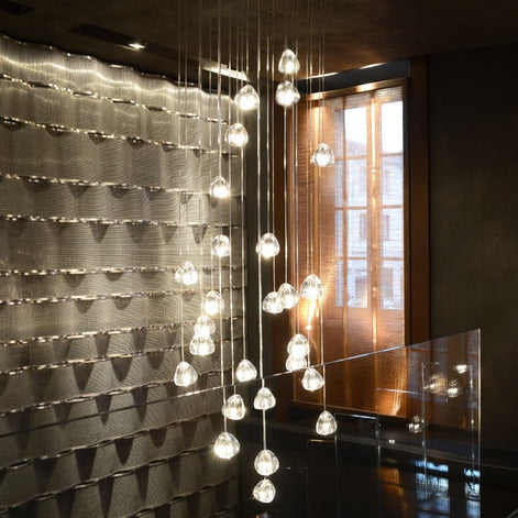 Mizu 26 Light Pendant - Square Canopy
