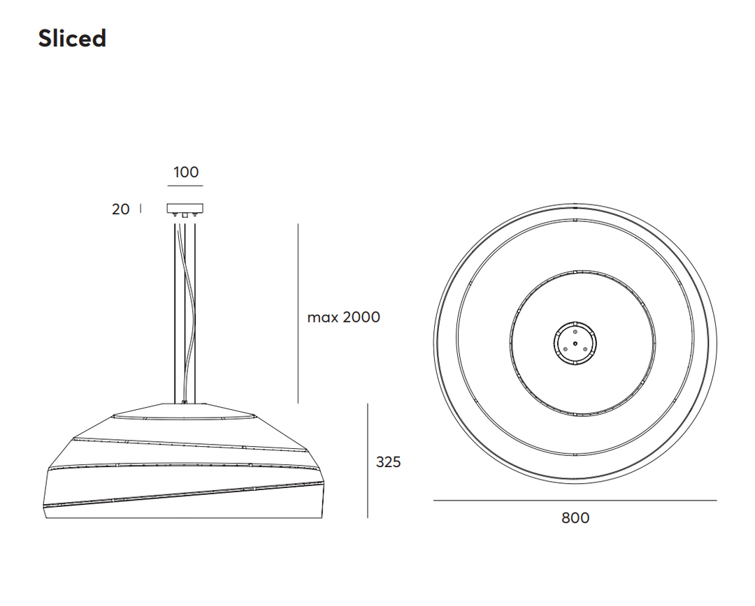 Sliced LED