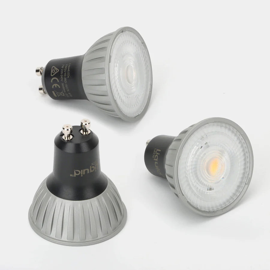 7w Dimmable Gu10 Sunset Dim to Warm 1800k - 2700k