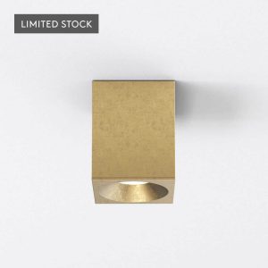 Kos Square 100 Led Solid Brass