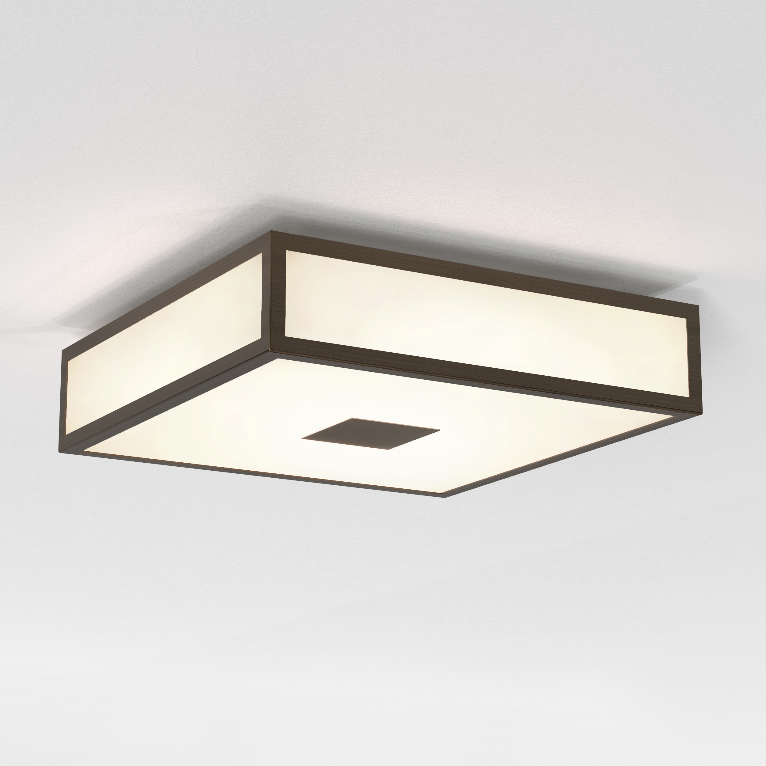 white bathroom ceiling light