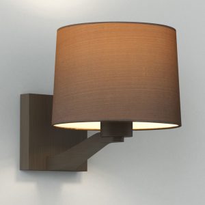 Ex Display -  ASTRO Montclair Single Bronze with Tapered Square Oyster Shade