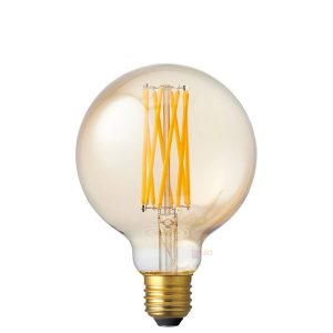 6W G95 Amber Dimmable LED Bulb (E27) in Ultra Warm White